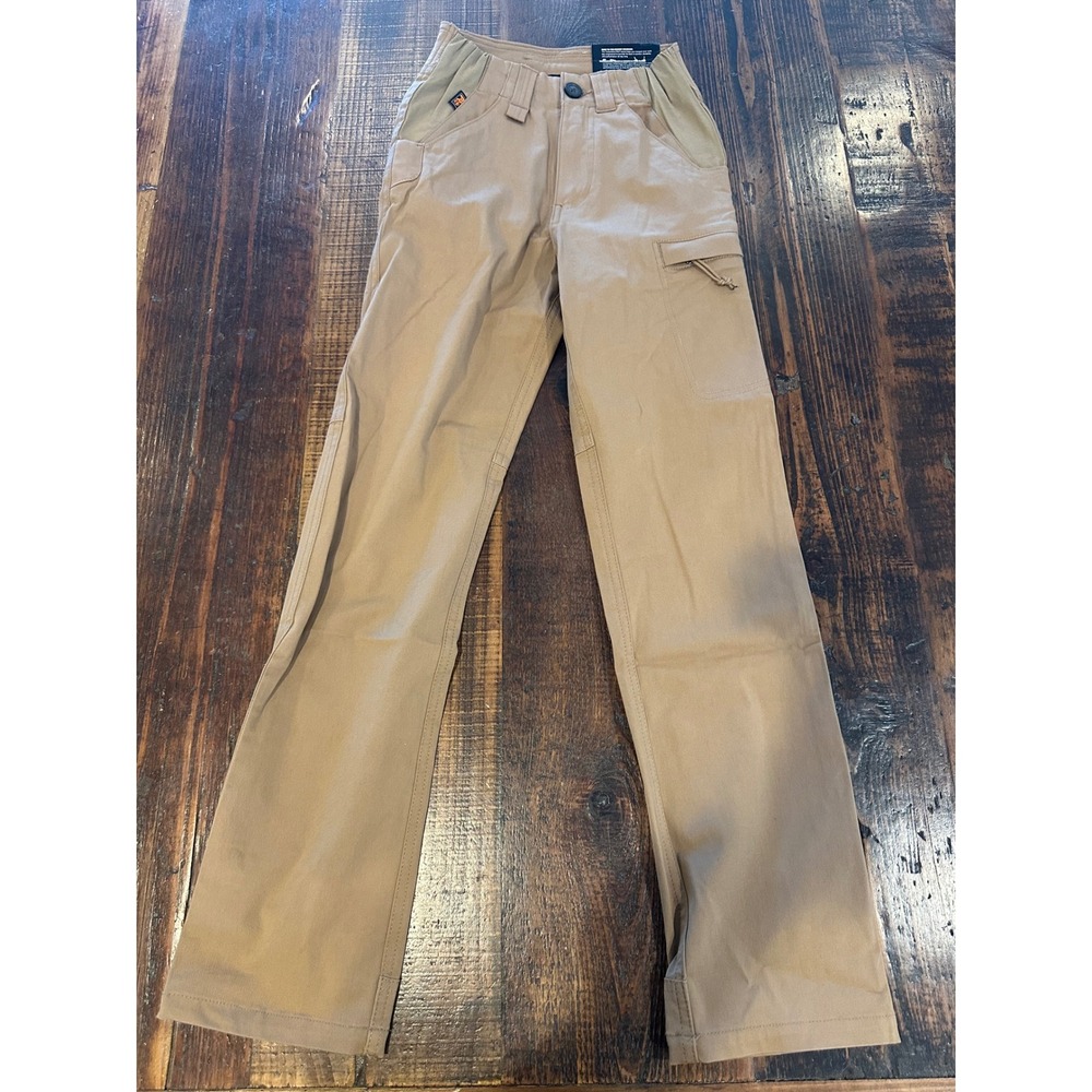 Timberland PRO Morphix Athletic Fit 5 Pocket Pants Womens 2 Short Dark Wheat NEW